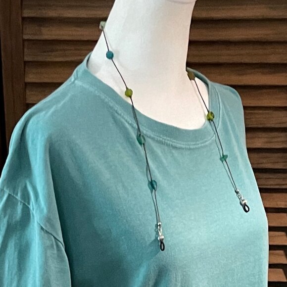 Beaded Eyeglass Chain, Opaque Beads - Picture 7 of 8